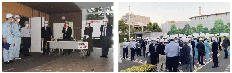 Comprehensive disaster drill (Shionogi Pharma Settsu Plant)