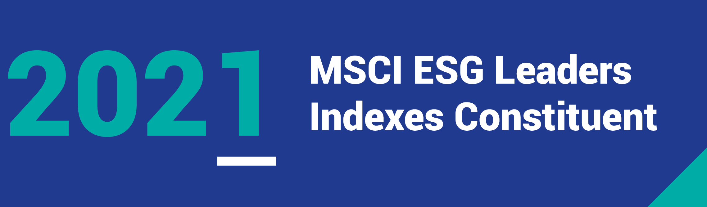 logo of MSCI ESG leaders 2021