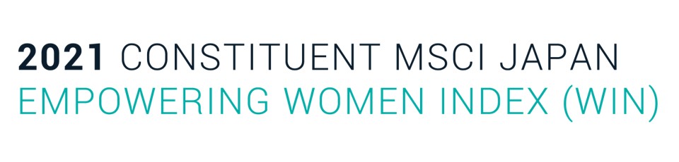 logo of MSCI Japan Empowering Woman Index (WIN) 2021