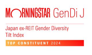 Morningstar 日本株式 ジェンダー・ダイバーシティ・ティルト指数 2024 ロゴ