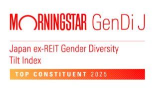 Morningstar 日本株式 ジェンダー・ダイバーシティ・ティルト指数 2025 ロゴ