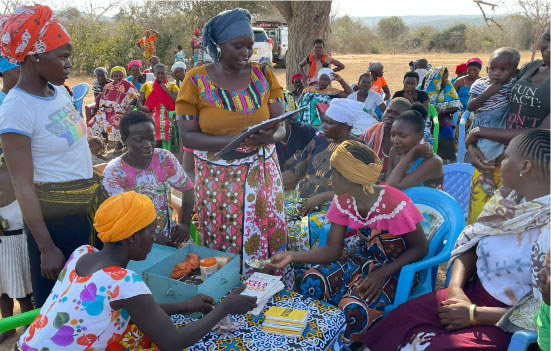 Activities of Mother to Mother group (874 people participated)