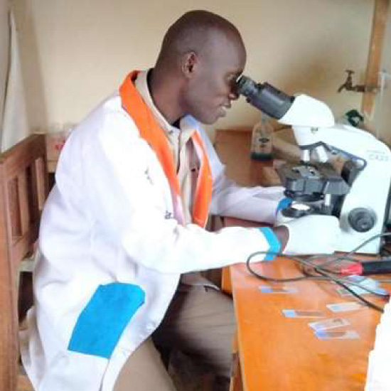 Using equipment provided by the project, examinations are being conducted