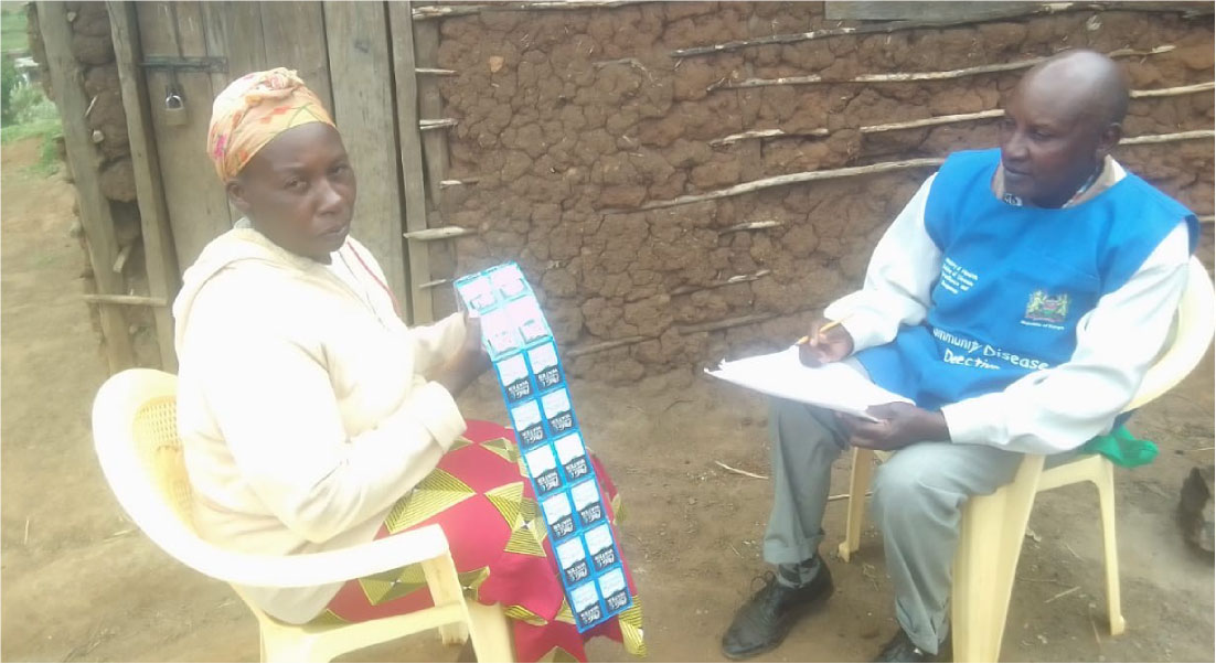 Household visits by CHVs