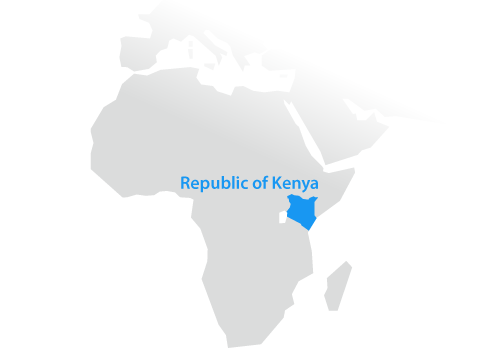 kenya map