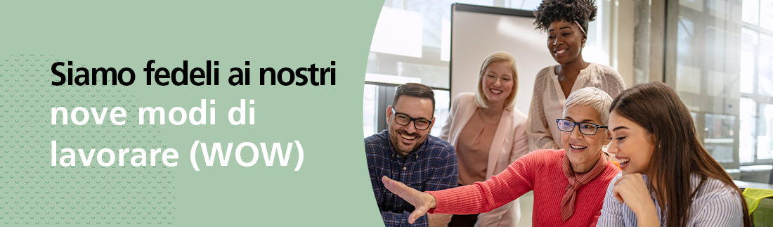 We hold true to our nine ways of working (WOWs)