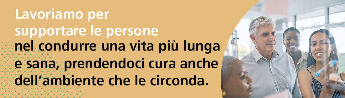 We aspire to support people to lead longer, healthier lives, and sustain the environments around them.
