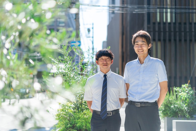 岩本さんと元チームメンバーの林太平さん