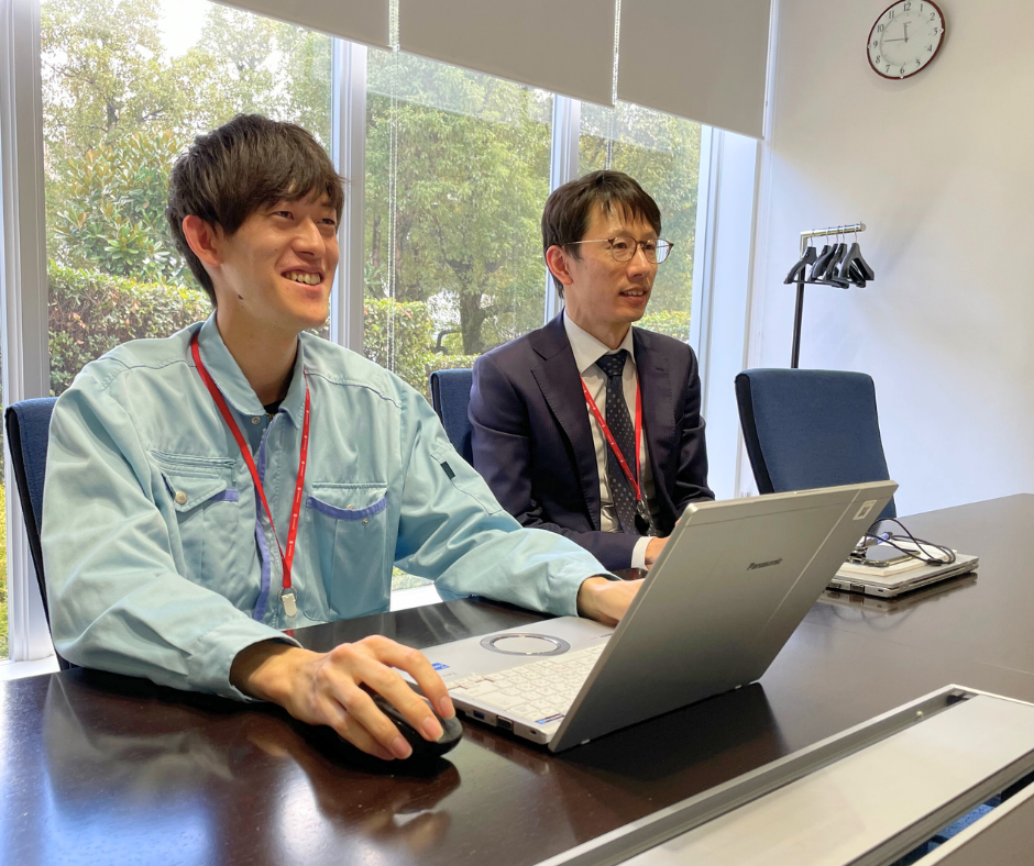 ▲ Project Leader Kentaro Kojima (left), Director Atsushi Fukushima (right)