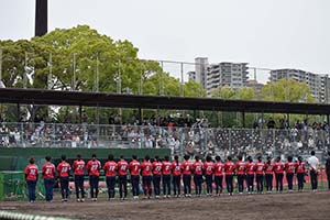 試合風景