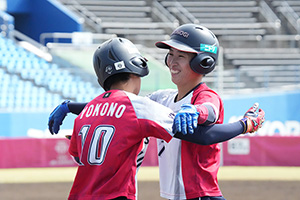 試合風景