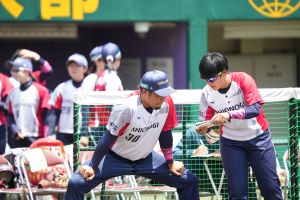試合風景
