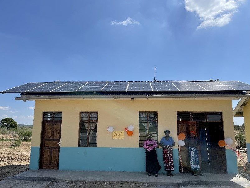 Maternity ward with solar panels installed