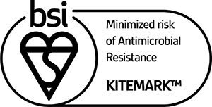 BSI Kitemark™ for Minimized Risk of AMR