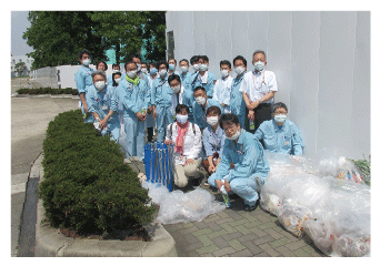 Clean-up activities(Settsu Plant)