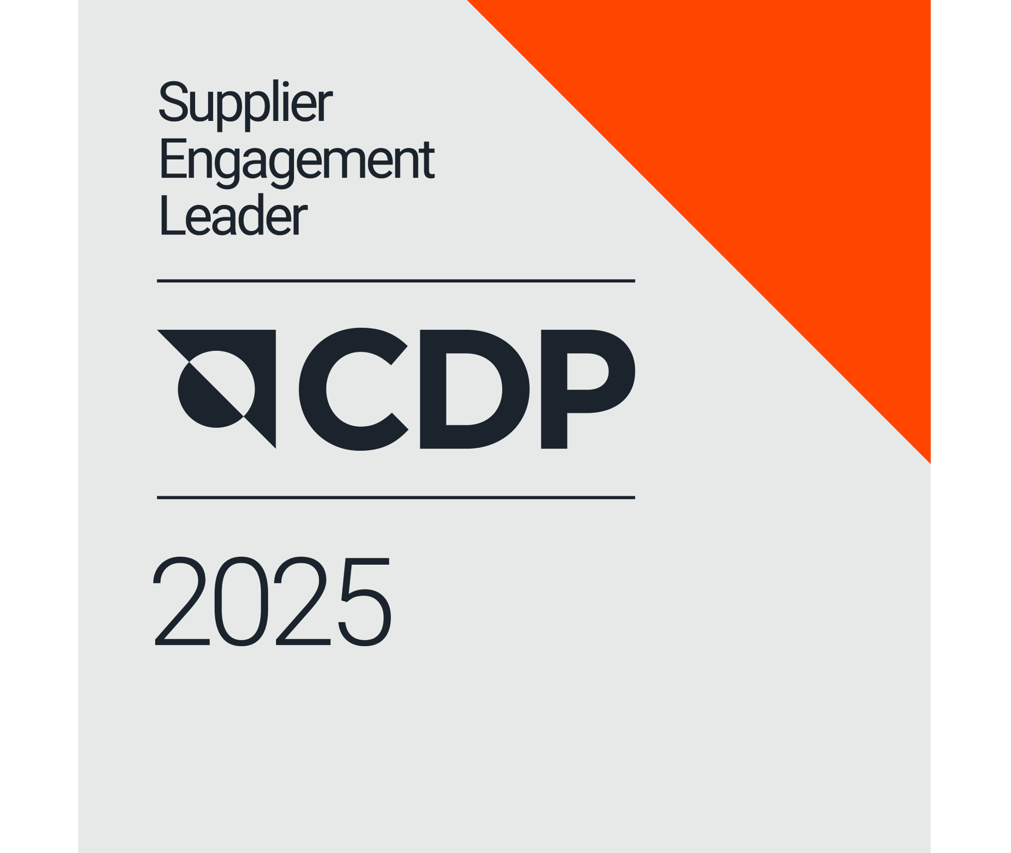 CDP SUPPLIER ENGAGEMENT LEADER 2022 ロゴ