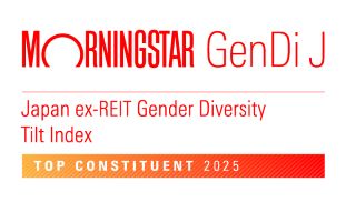 Morningstar 日本株式 ジェンダー・ダイバーシティ・ティルト指数 2025 ロゴ