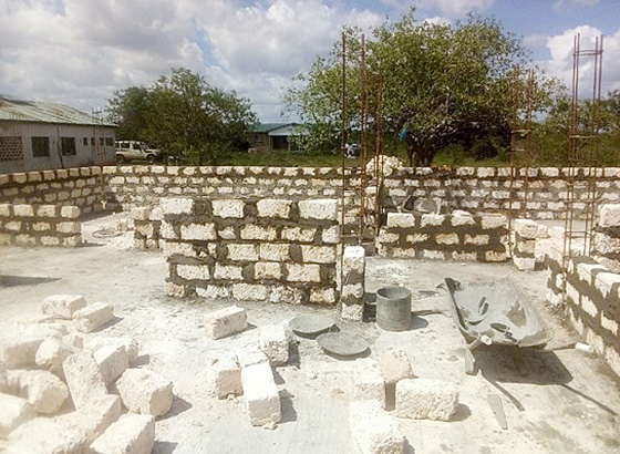Obstetric ward built (in Midoina Dispensary, November 2020)