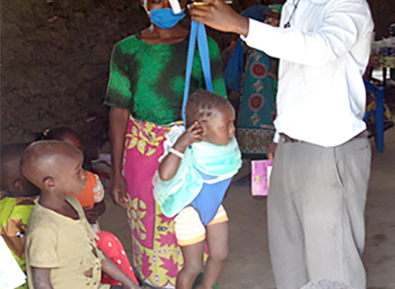 A scene from mobile clinic services (at Midoina Dispensary, September 2020)