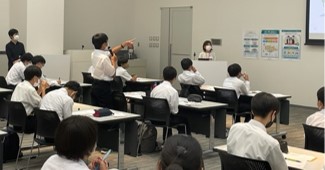 個人ワーク後の発表
